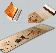 蓝田馆藏书画复制博物馆书画复制服务